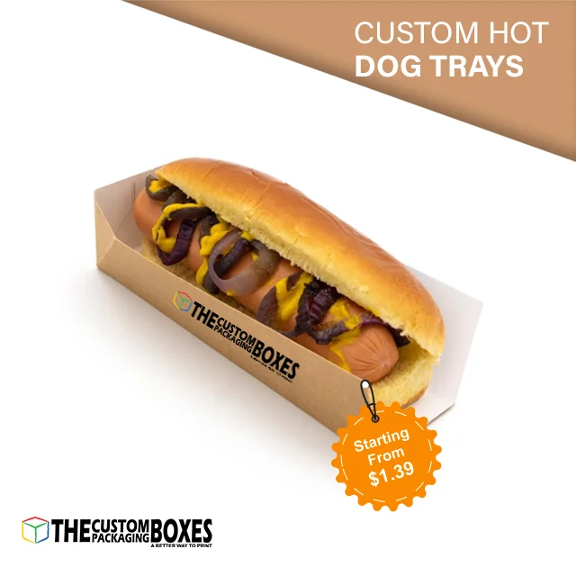 Custom Printed Hot Dog Trays