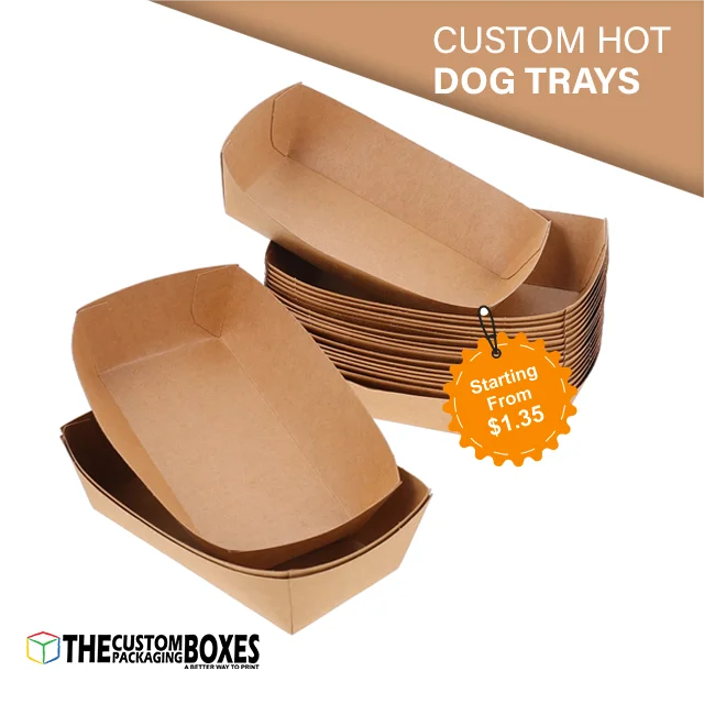 Custom Printed Hot Dog Trays