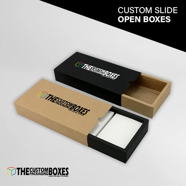 Luxurious Custom Printed Slide Open Boxes At wholesale