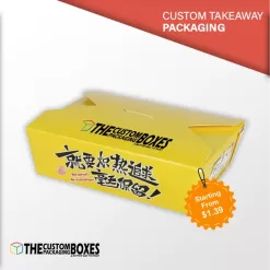 Custom Restaurant Take Away Packaging Boxes