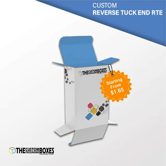 Custom Reverse Tuck End Boxes (RTE)