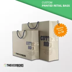 Custom printed retail bags